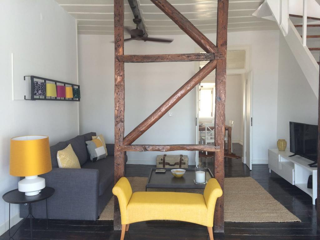 A Terrace On A Topfloor With A View Lisbon Luaran gambar